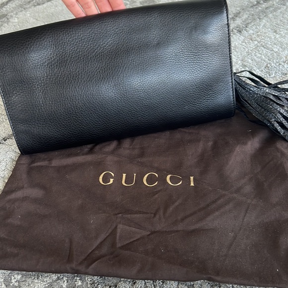 Gucci Soho clutch black with tassel - Picture 5 of 9